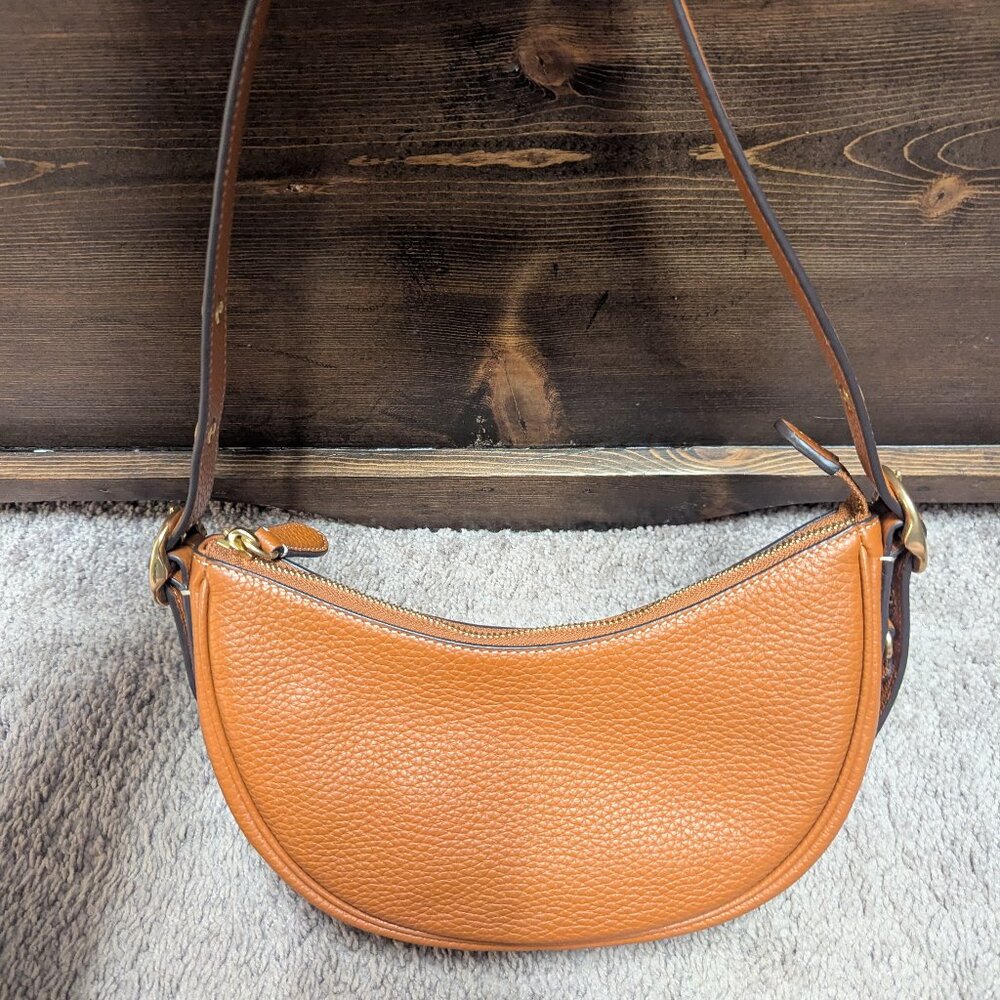 Coach Luna Shoulder Bag in Burnished Amber